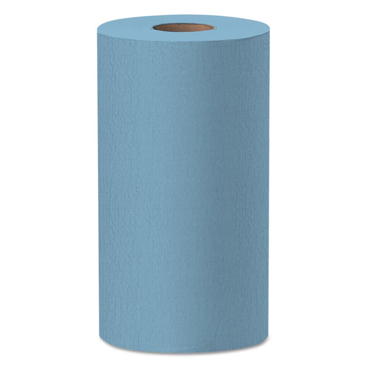KIMBERLY CLARK General Clean X60 Cloths, Small Roll, 13.5 x 19.6, Blue, 130/Roll, 6 Rolls/Carton (KCC35431)