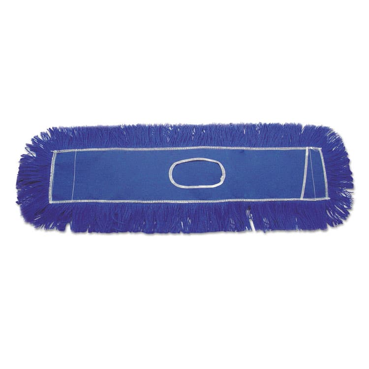 BOARDWALK Clinger Dust Mop Head, Nylon, 36 x 5, Blue, 12/Carton (BWKCL365BSP)