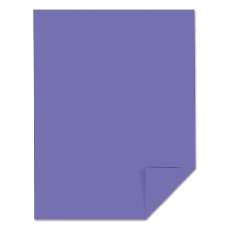 NEENAH PAPER Color Cardstock, 65 lb Cover Weight, 8.5 x 11, Venus Violet, 250/Pack (WAU22091) thumbnail 2