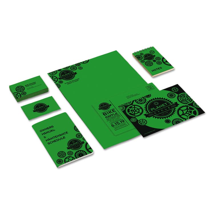 NEENAH PAPER Color Cardstock, 65 lb Cover Weight, 8.5 x 11, Gamma Green, 250/Pack (WAU22741) thumbnail 3