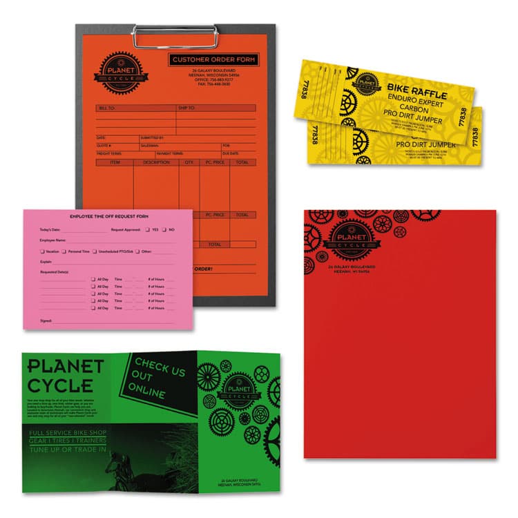 NEENAH PAPER Color Paper -"Vintage" Assortment, 24 lb Bond Weight, 8.5 x 11, Assorted Vintage Colors, 500/Ream (WAU21224) thumbnail 4