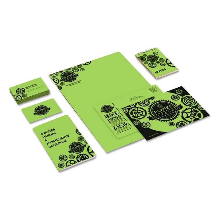 NEENAH PAPER Color Cardstock, 65 lb Cover Weight, 8.5 x 11, Martian Green, 250/Pack (WAU21811) thumbnail 3