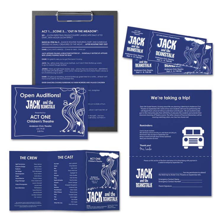 NEENAH PAPER Color Paper, 24 lb Bond Weight, 8.5 x 11, Blast-Off Blue, 500/Ream (WAU21906) thumbnail 4