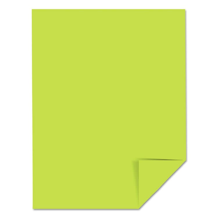 NEENAH PAPER Color Cardstock, 65 lb Cover Weight, 8.5 x 11, Vulcan Green, 250/Pack (WAU21869) thumbnail 2