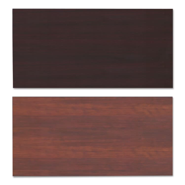 ALERA Reversible Laminate Table Top, Rectangular, 59.38w x 29.5,Medium Cherry/Mahogany (ALETT6030CM) thumbnail 2