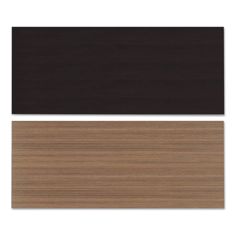 ALERA Reversible Laminate Table Top, Rectangular, 71.5w x 29.5d, Espresso/Walnut (ALETT7230EW) thumbnail 2