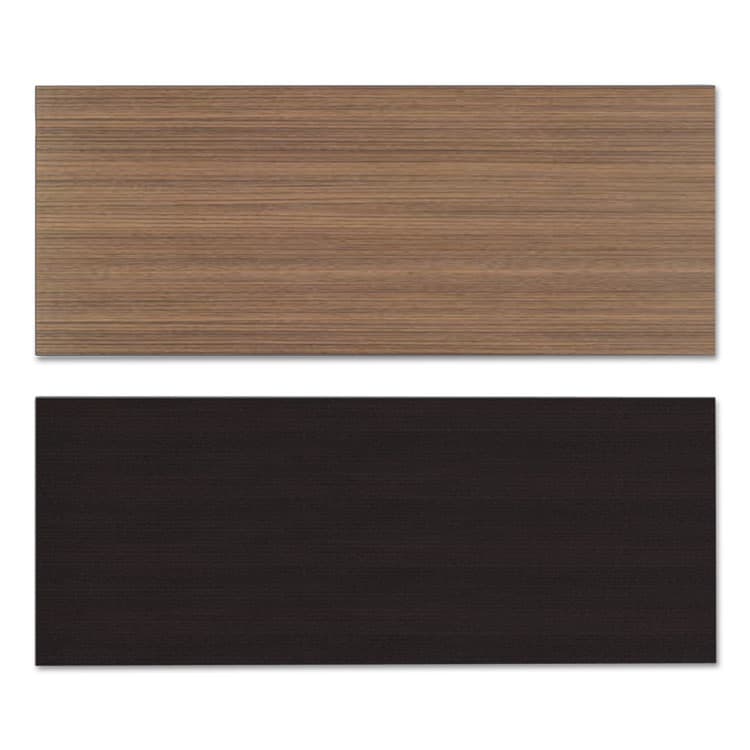 ALERA Reversible Laminate Table Top, Rectangular, 59.38w x 23.63d, Espresso/Walnut (ALETT6024EW) thumbnail 2