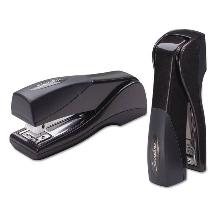 ACCO BRANDS, . Optima Grip Compact Stapler, 25-Sheet Capacity, Graphite (SWI87815) thumbnail 2