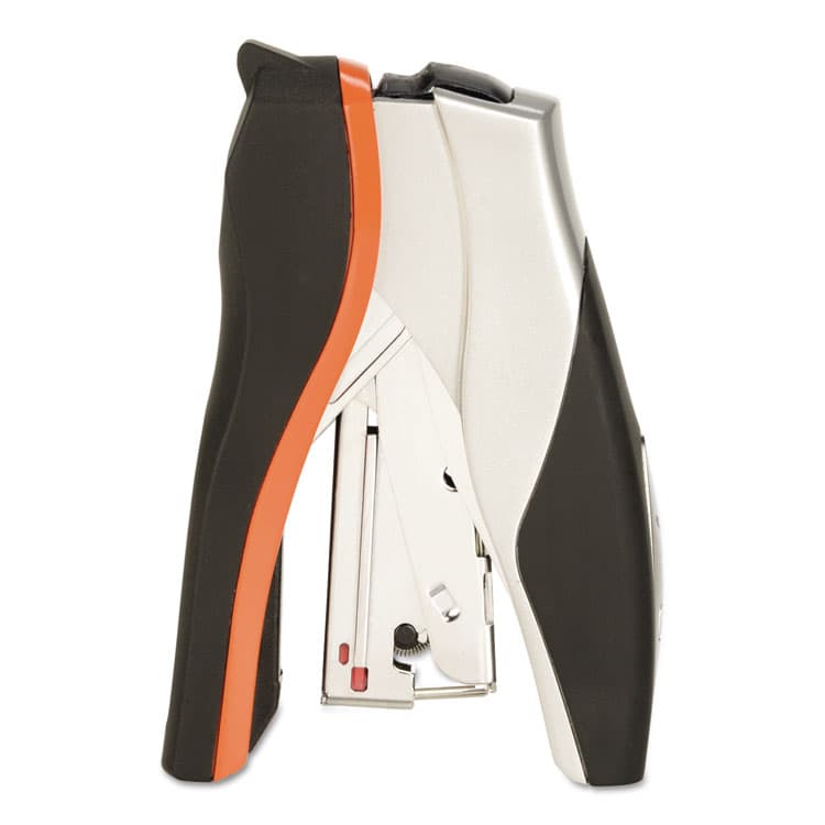 ACCO BRANDS, . Optima 40 Compact Stapler, 40-Sheet Capacity, Black/Silver/Orange (SWI87842) thumbnail 2