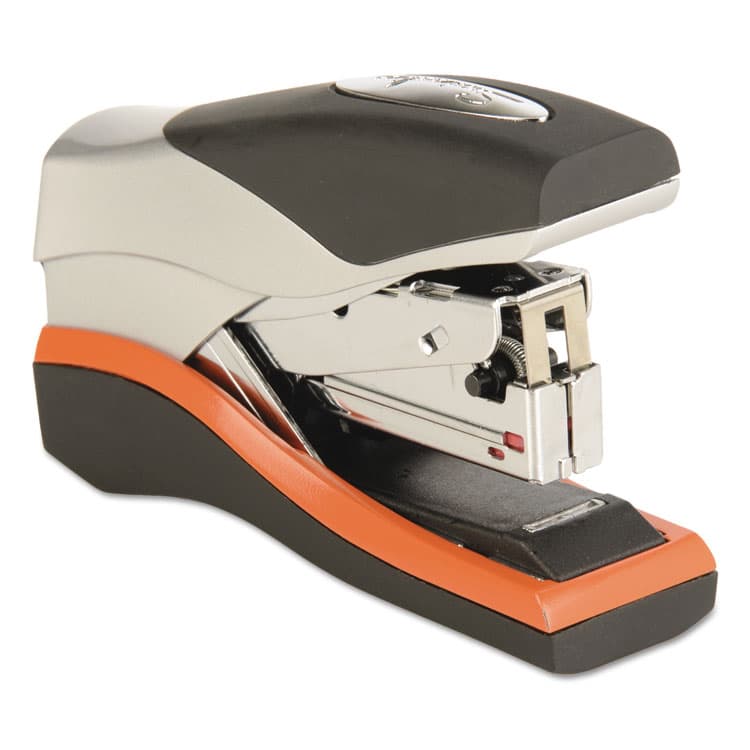 ACCO BRANDS, . Optima 40 Compact Stapler, 40-Sheet Capacity, Black/Silver/Orange (SWI87842) thumbnail 3