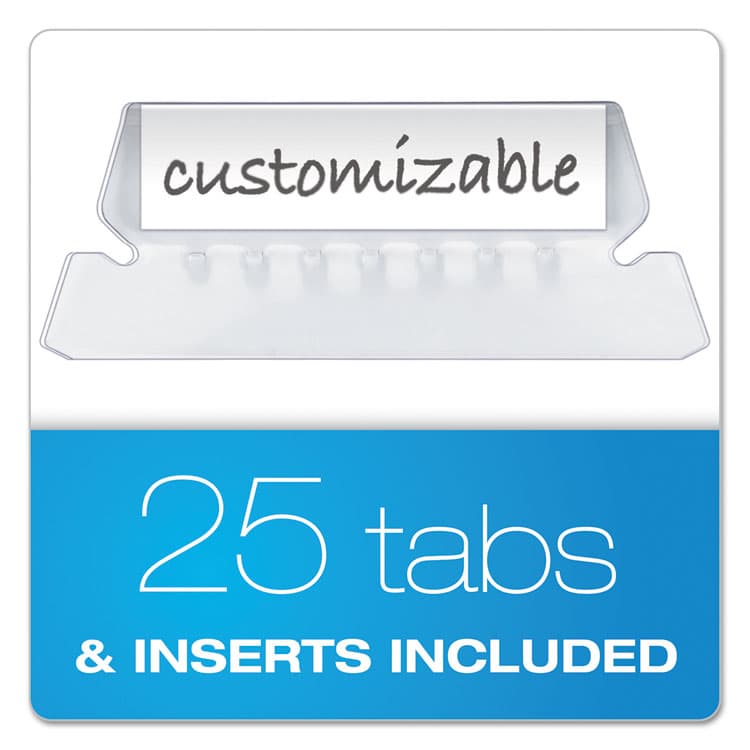 TOPS BUSINESS FORMS Colored Hanging Folders, Letter Size, 1/5-Cut Tabs, Blue, 25/Box (PFX81603) thumbnail 4