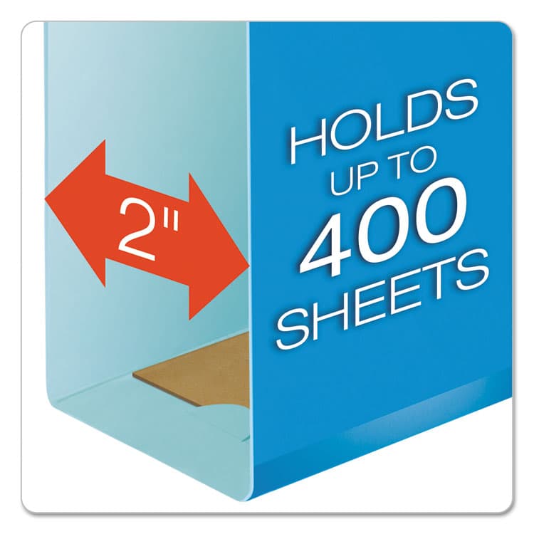 TOPS BUSINESS FORMS Extra Capacity Reinforced Hanging File Folders with Box Bottom w/ Tabs, 2" Capacity, Legal, 1/5-Cut Tabs, Asst Colors,25/BX (PFX4153X2ASST) thumbnail 2