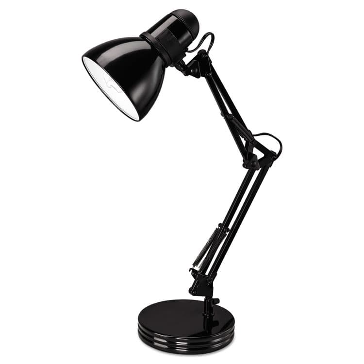 ALERA Architect Desk Lamp, Adjustable Arm, 6.75w x 11.5d x 22h, Black (ALELMP603B) thumbnail 2