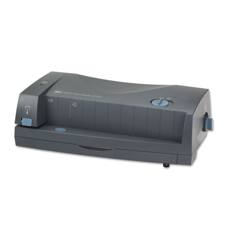 GBC-COMMERCIAL & CONSUMER GRP 24-Sheet 3230 Electric Two- to Three-Hole Adjustable Punch, 9/32" Holes, Gray (GBC7704270) thumbnail 2