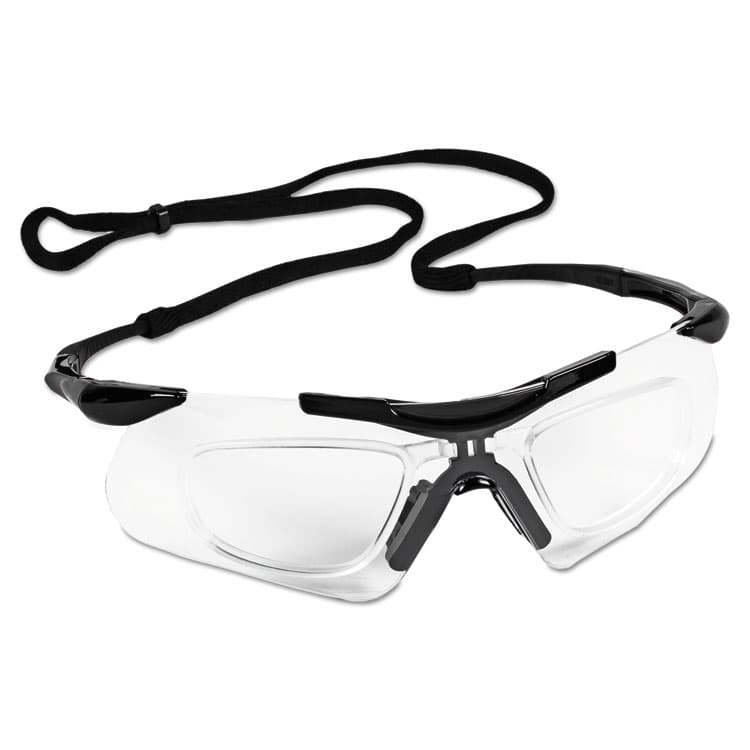 KIMBERLY-CLARK PROFESSIONAL Nemesis Readers Safety Glasses, Black Half Frame, Clear Dual Lens, 12/Box (ANS38503)