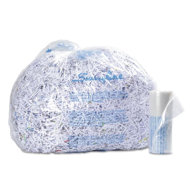 ACCO BRANDS, . Plastic Shredder Bags for TAA Compliant Shredders, 35-60 gal Capacity, 100/Box (SWI1145482)