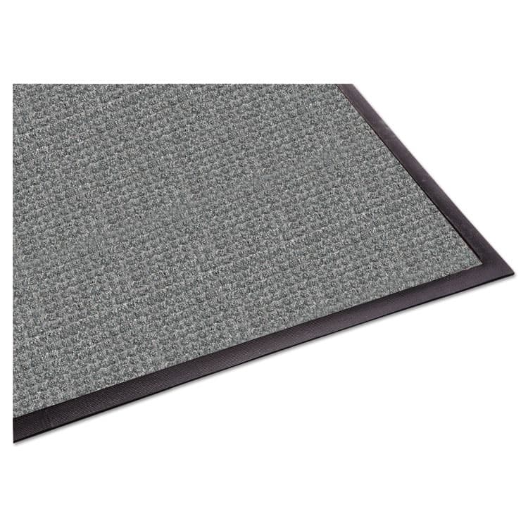 MILLENNIUM MAT COMPANY WaterGuard Indoor/Outdoor Scraper Mat, Rectangular, Gray Ridged Needle-Punch Surface, 36" x 10 ft (MLLWG031010)