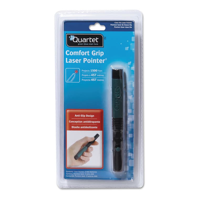 QUARTET MFG. Classic Comfort Laser Pointer, Class 3A, Projects 1,500 ft, Jade Green (QRTMP2703TQ) thumbnail 2