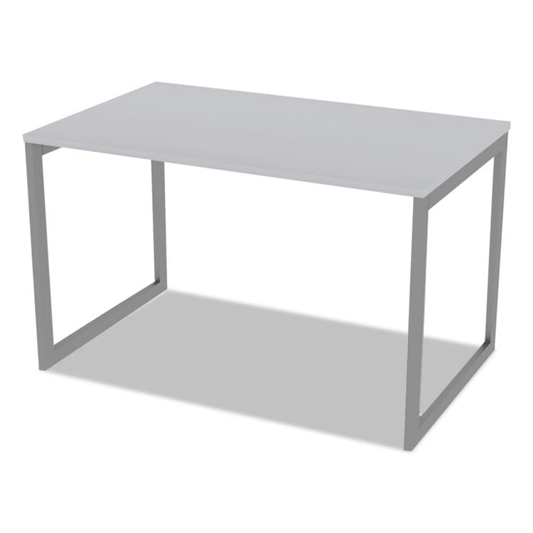 ALERA Alera Open Office Desk Series Adjustable O-Leg Desk Base, 47.25 to 70.78w x 29.5d x 28.5h, Silver (ALELSTB30GR) thumbnail 3