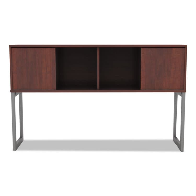 ALERA Alera Open Office Desk Series Hutch, 59w x 15d x 36.38h, Medium Cherry (ALELSHH60MC) thumbnail 2