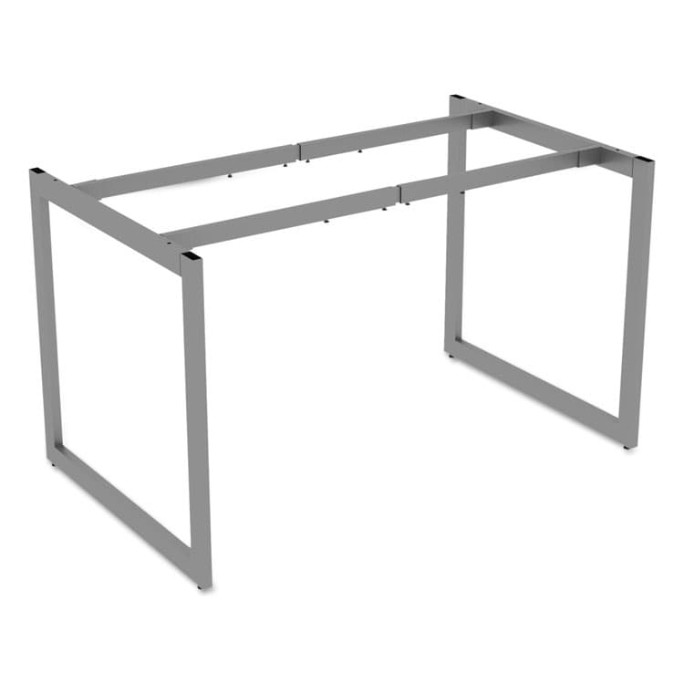ALERA Alera Open Office Desk Series Adjustable O-Leg Desk Base, 47.25 to 70.78w x 29.5d x 28.5h, Silver (ALELSTB30GR) thumbnail 2