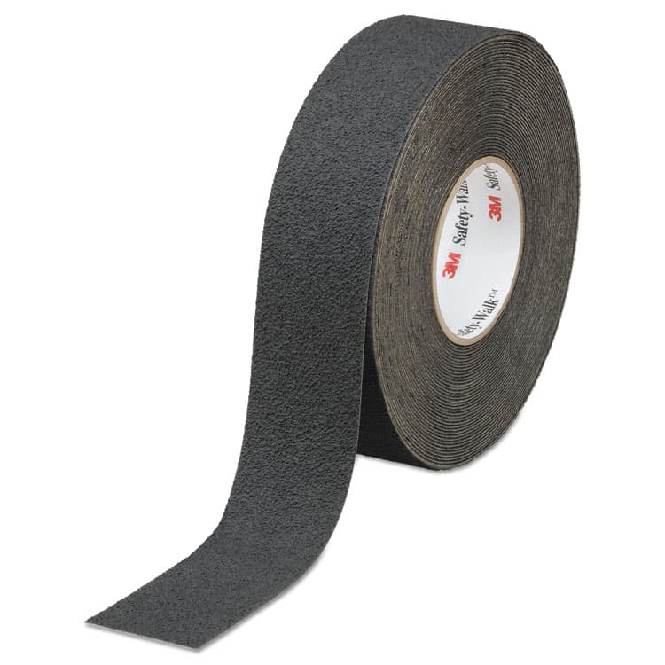 3M/COMMERCIAL TAPE DIV. Safety-Walk Slip-Resistant Medium Resilient Tread Rolls, 1" x 60 ft, Black, 4/Carton (MMM19293)