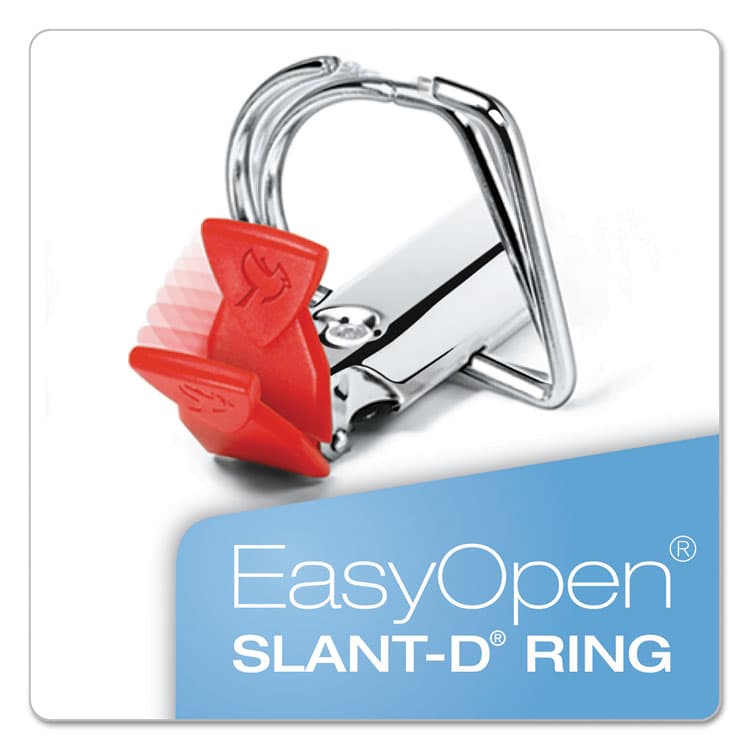 CARDINAL BRANDS . FreeStand Easy Open Locking Slant-D Ring Binder, 3 Rings, 4" Capacity, 11 x 8.5, White (CRD43140CB) thumbnail 4