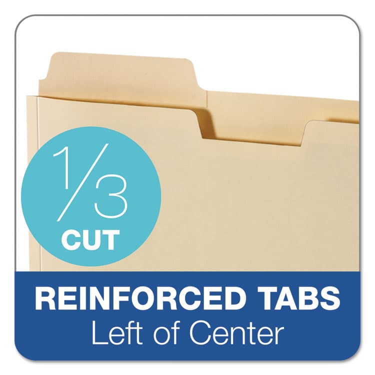 TOPS BUSINESS FORMS File Folder Pocket, 0.75" Expansion, Letter Size, Manila, 10/Pack (PFXFP153L10) thumbnail 4