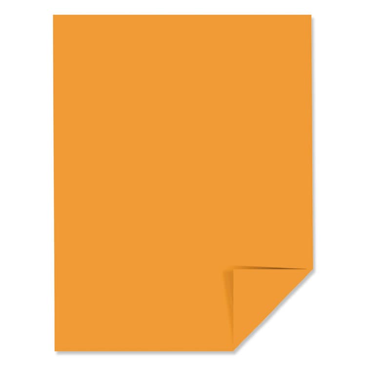NEENAH PAPER Color Paper, 24 lb Bond Weight, 8.5 x 11, Cosmic Orange, 500/Ream (WAU22651) thumbnail 2