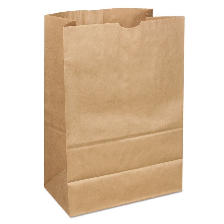 ROSS & WALLACE PAPER PRODUCTS, . Grocery Paper Bags, 1/6 BBL Size, 40# Basis Weight, 12" x 7" x 17", Kraft, 400/Bundle (BAGSK164040)