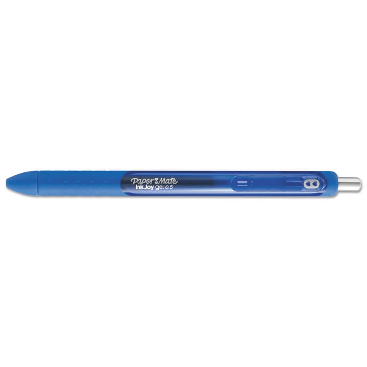 SANFORD InkJoy Gel Pen, Retractable, Fine 0.5 mm, Blue Ink, Blue Barrel, Dozen (PAP1951722) thumbnail 2