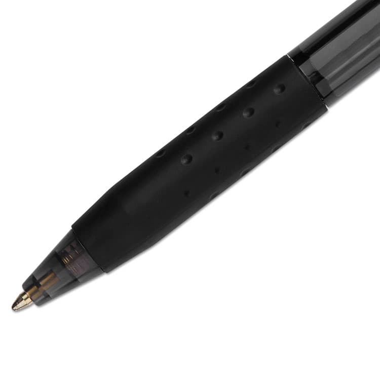 SANFORD InkJoy 300 RT Ballpoint Pen, Retractable, Medium 1 mm, Black Ink, Black Barrel, Dozen (PAP1951260) thumbnail 4