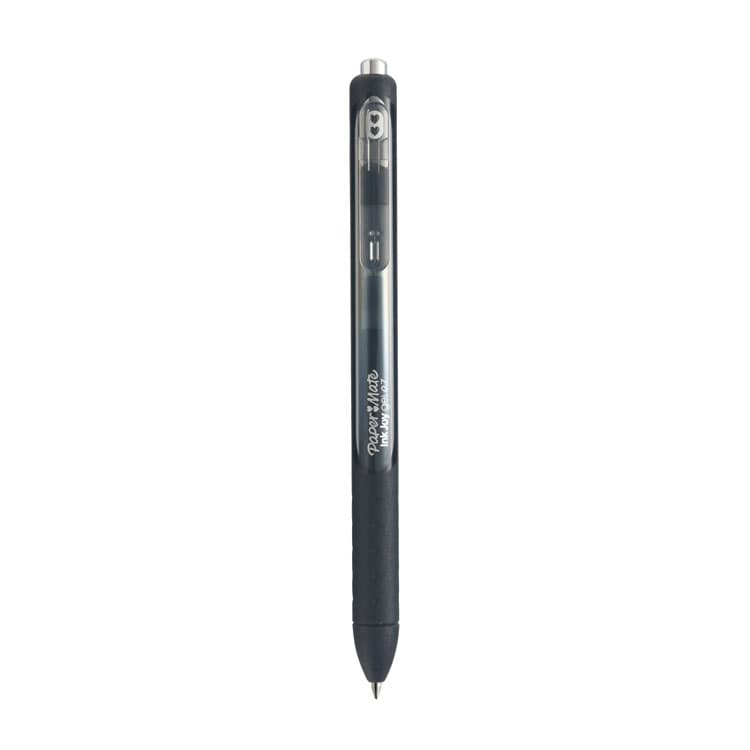 SANFORD InkJoy Gel Pen, Retractable, Medium 0.7 mm, Black Ink, Black Barrel, Dozen (PAP1951719A) thumbnail 2