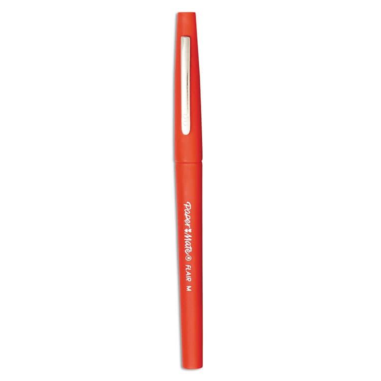 SANFORD Point Guard Flair Felt Tip Porous Point Pen, Stick, Bold 1.4 mm, Red Ink, Red Barrel, 36/Box (PAP1921091) thumbnail 2