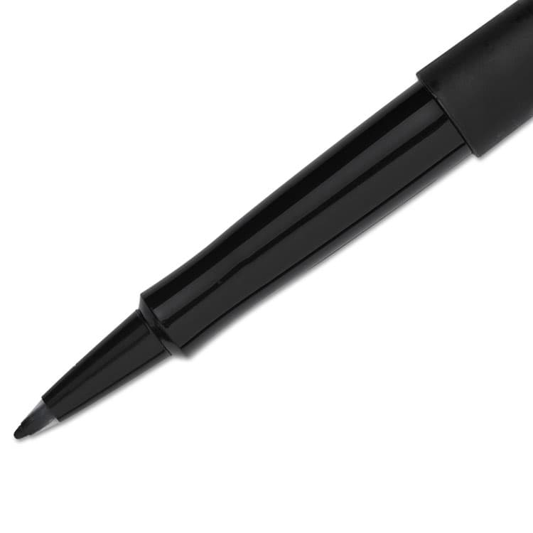 SANFORD Point Guard Flair Felt Tip Porous Point Pen, Stick, Medium 0.7 mm, Black Ink, Black Barrel, 36/Box (PAP1921070) thumbnail 3