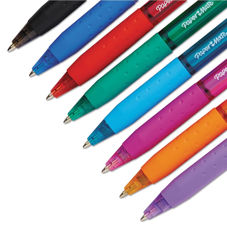 SANFORD InkJoy 300 RT Ballpoint Pen, Retractable, Medium 1 mm, Assorted Ink and Barrel Colors, 8/Pack (PAP1945921) thumbnail 4