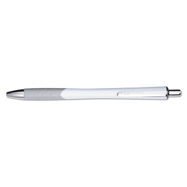 SANFORD InkJoy 700 RT Ballpoint Pen, Retractable, Medium 1 mm, Black Ink, White/Gray Barrel, Dozen (PAP1951347) thumbnail 4