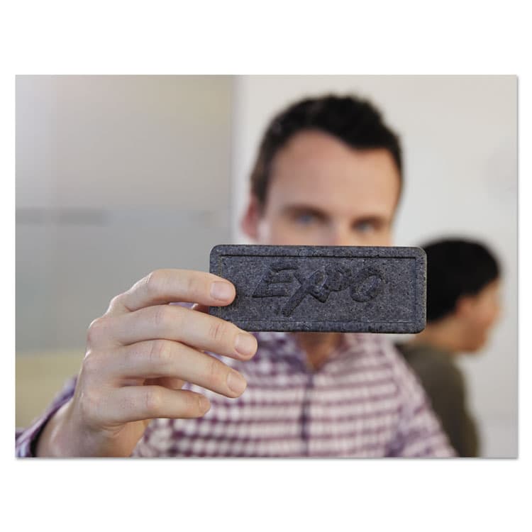 SANFORD White Board CARE Dry Erase Eraser, 5.13" x 2.25" x 1.25", Charcoal (SAN81505) thumbnail 4