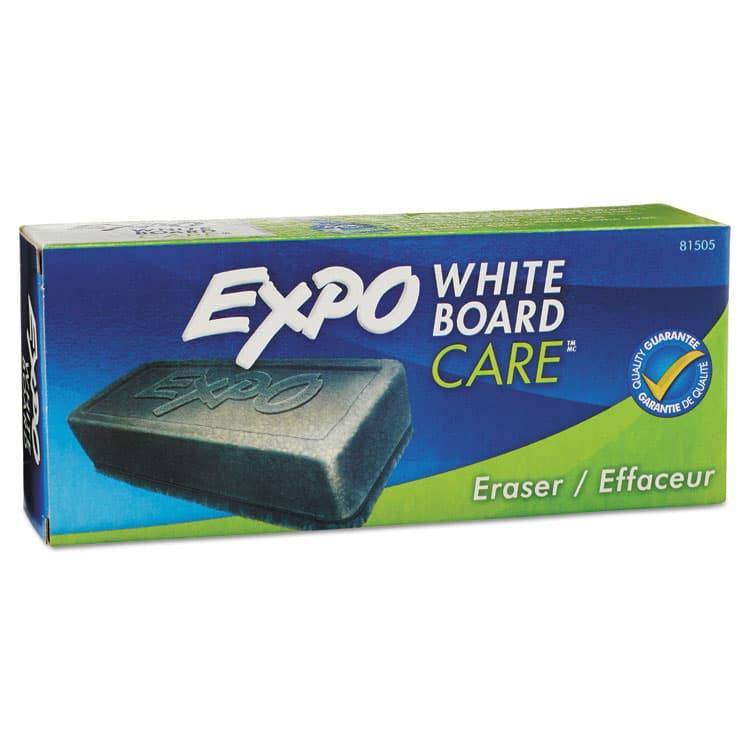 SANFORD White Board CARE Dry Erase Eraser, 5.13" x 2.25" x 1.25", Charcoal (SAN81505) thumbnail 2