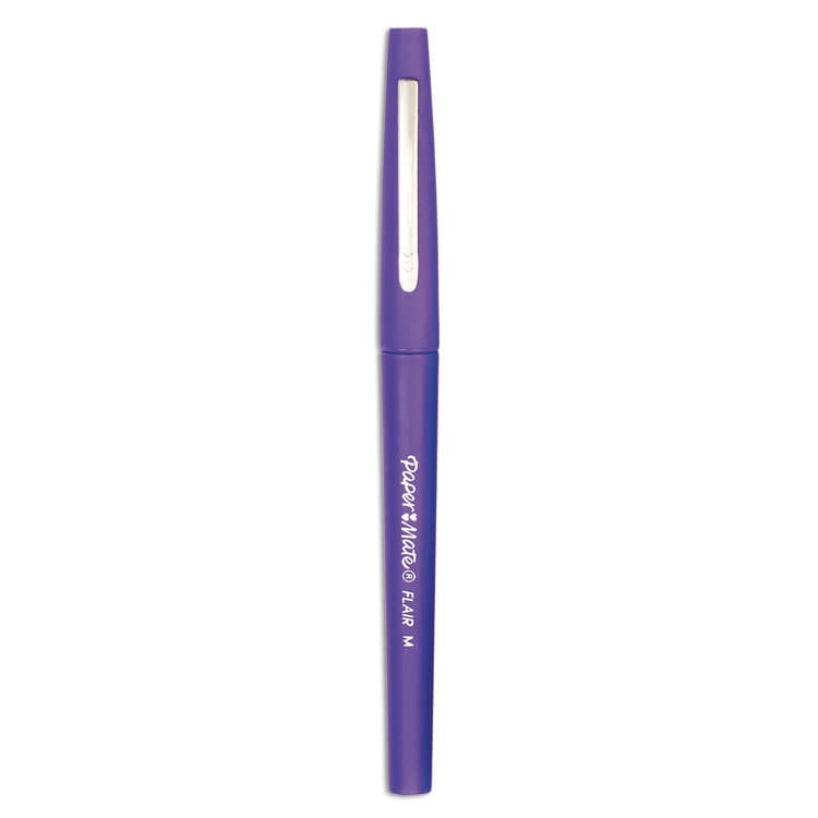 SANFORD Point Guard Flair Felt Tip Porous Point Pen, Stick, Medium 0.7 mm, Purple Ink, Purple Barrel, Dozen (PAP8450152) thumbnail 2