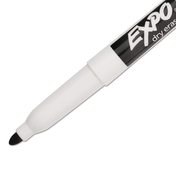 SANFORD Low-Odor Dry-Erase Marker, Fine Bullet Tip, Black, Dozen (SAN86001A) thumbnail 4
