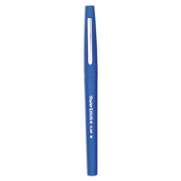 SANFORD Point Guard Flair Felt Tip Porous Point Pen, Stick, Medium 0.7 mm, Blue Ink, Blue Barrel, Dozen (PAP8410152) thumbnail 2
