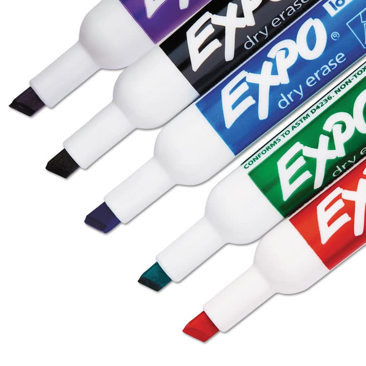 SANFORD Low-Odor Dry-Erase Marker Value Pack, Broad Chisel Tip, Assorted Colors, 36/Box (SAN1921061A) thumbnail 3