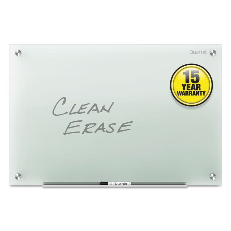 QUARTET MFG. Infinity Glass Marker Board, 36" x 24", Frost Surface (QRTG3624F) thumbnail 2