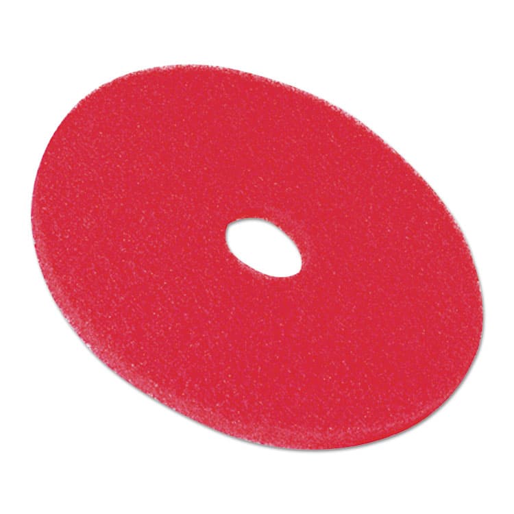 3M/COMMERCIAL TAPE DIV. Low-Speed Buffer Floor Pads 5100, 16" Diameter, Red, 5/Carton (MMM08391) thumbnail 2
