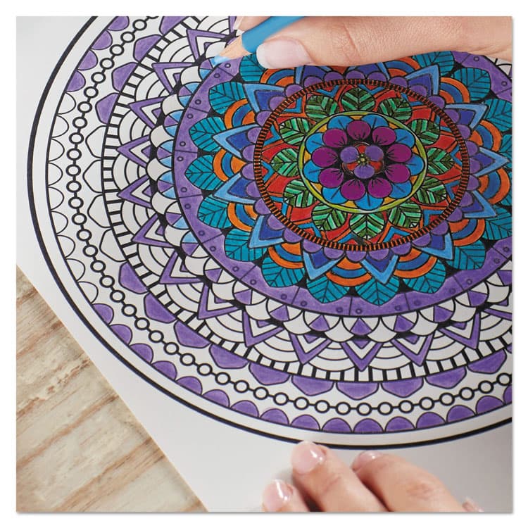 SANFORD Col-Erase Pencil with Eraser, 0.7 mm, 2B, Carmine Red Lead, Carmine Red Barrel, Dozen (SAN20045) thumbnail 4