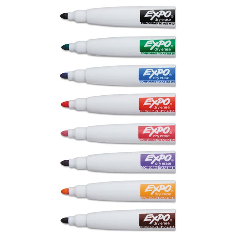 SANFORD Magnetic Dry Erase Marker, Fine Bullet Tip, Assorted Colors, 8/Pack (SAN1944748) thumbnail 4