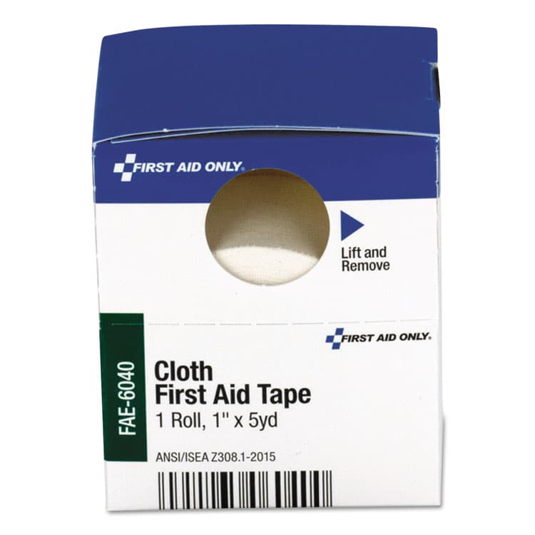 FIRST AID ONLY, . First Aid Tape, Acrylic/Cloth, 1" x 5 yds, White (FAOFAE6040) thumbnail 2