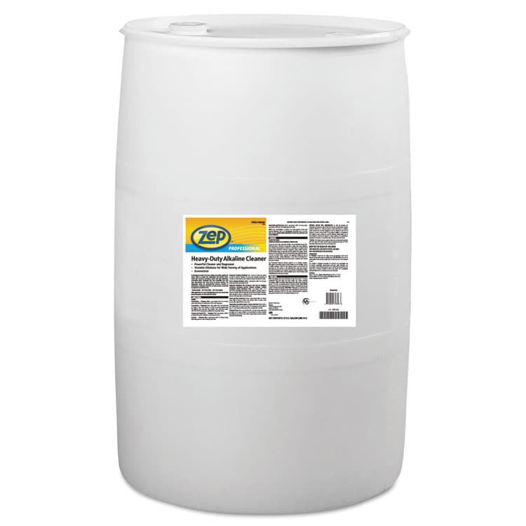 ZEP . Heavy Duty Alkaline Cleaner, 55 gal Drum (ZPE1041628)