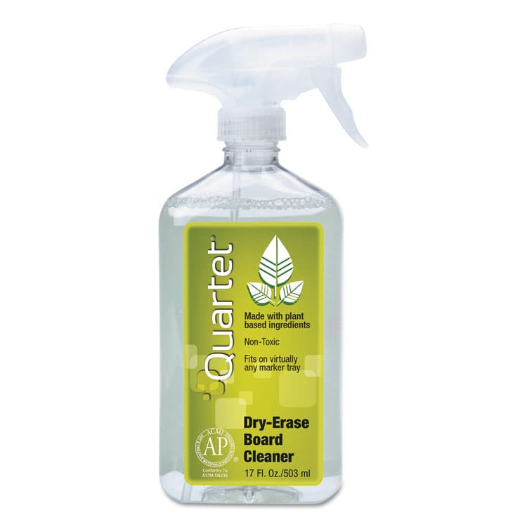 QUARTET MFG. Whiteboard Spray Cleaner for Dry Erase Boards, 17 oz Spray Bottle (QRT550)